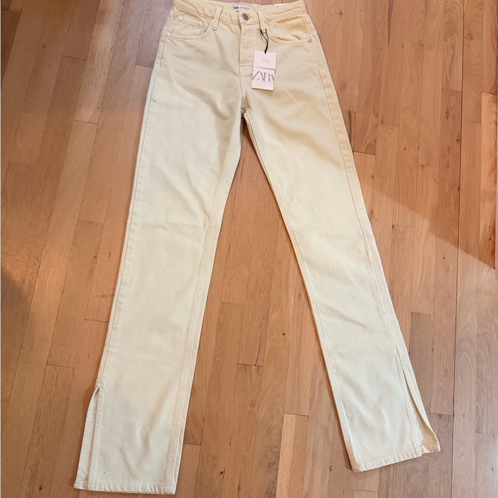Zara Light Green  Women's Jeans